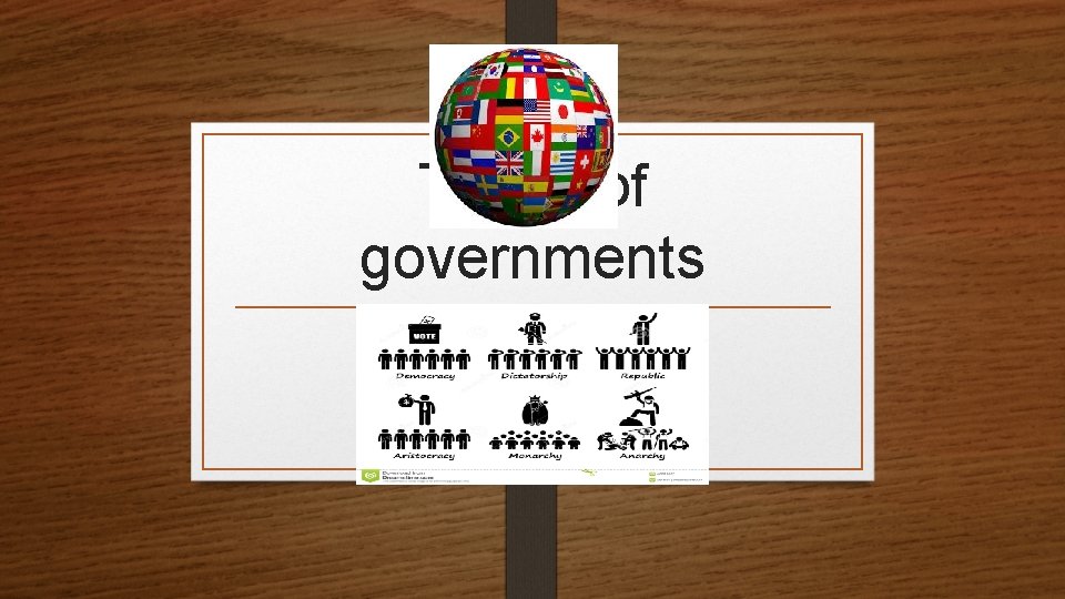 Types of governments 