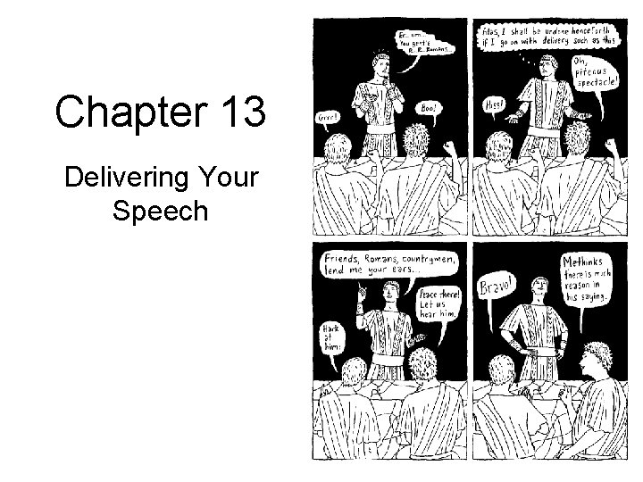 Chapter 13 Delivering Your Speech 