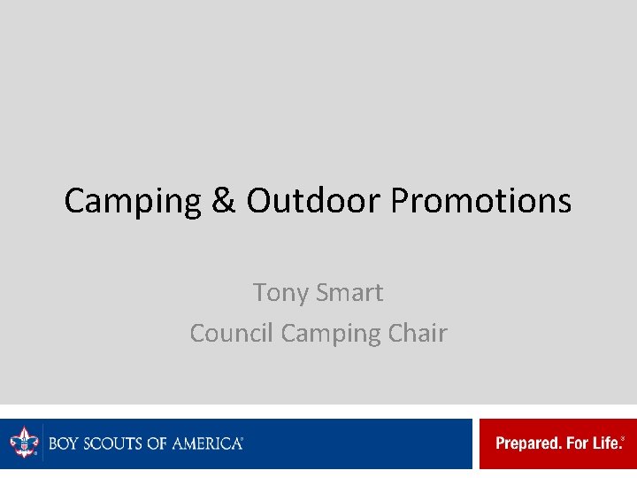 Camping & Outdoor Promotions Tony Smart Council Camping Chair 