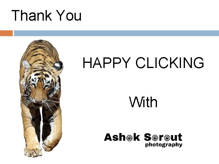 Thank You HAPPY CLICKING With 