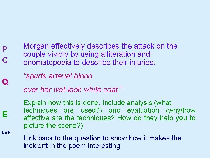 P C Q E Link Morgan effectively describes the attack on the couple vividly P C Q E Link Morgan effectively describes the attack on the couple vividly