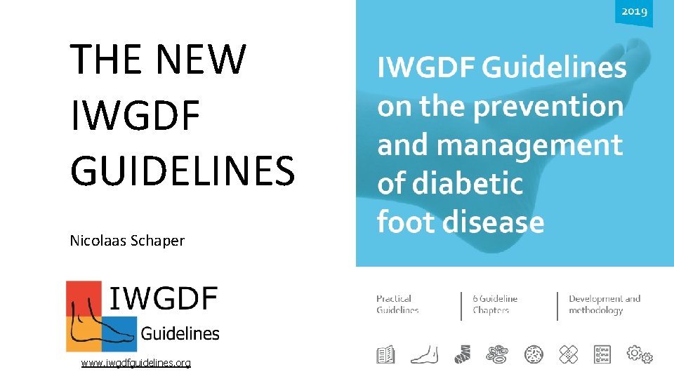 THE NEW IWGDF GUIDELINES Nicolaas Schaper www. iwgdfguidelines. org 
