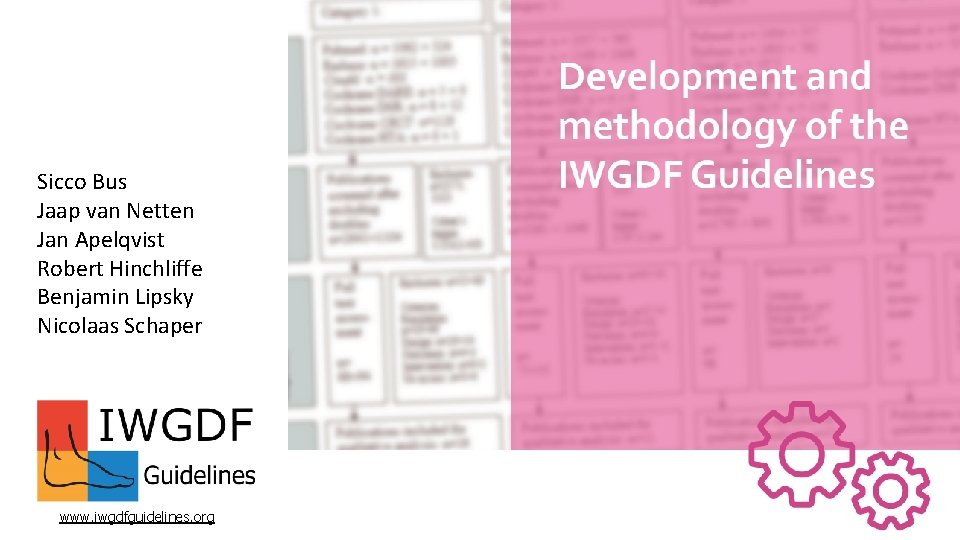 Sicco Bus Jaap van Netten Jan Apelqvist Robert Hinchliffe Benjamin Lipsky Nicolaas Schaper www.