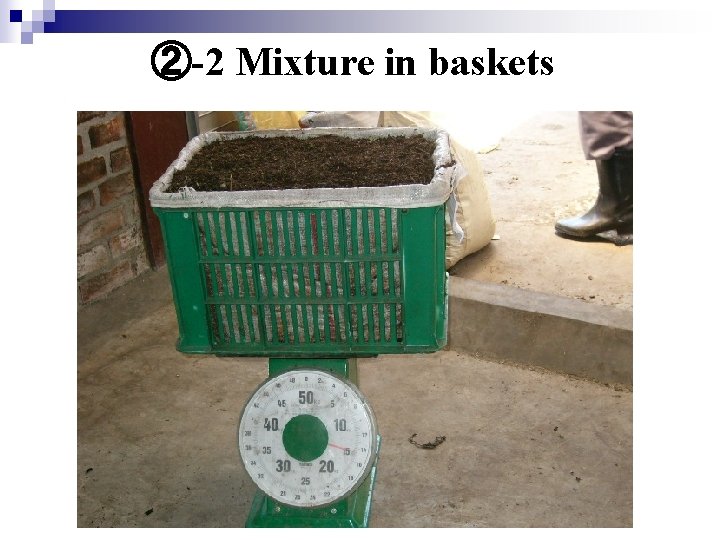 ②-2 Mixture in baskets 