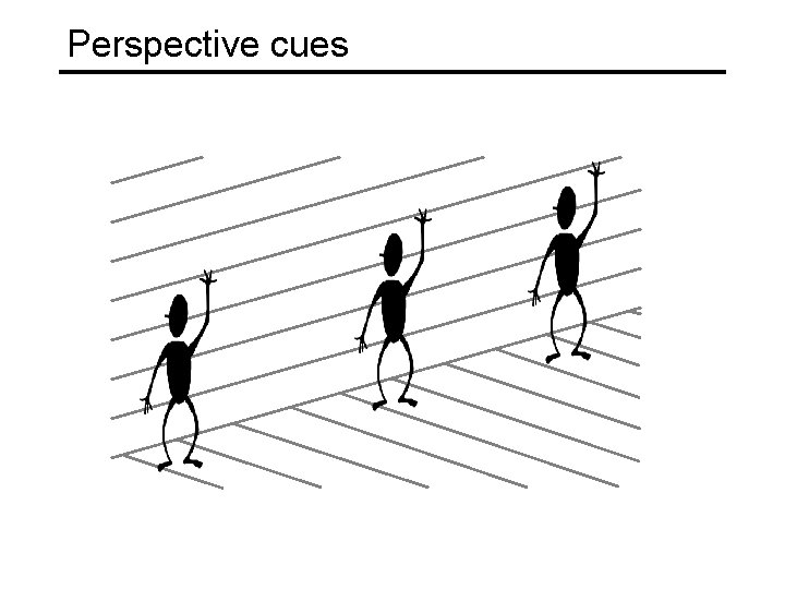 Perspective cues 