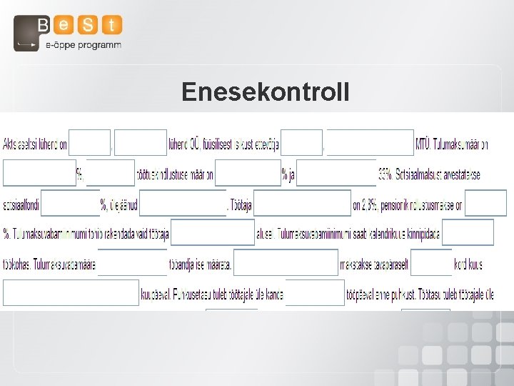 Enesekontroll 