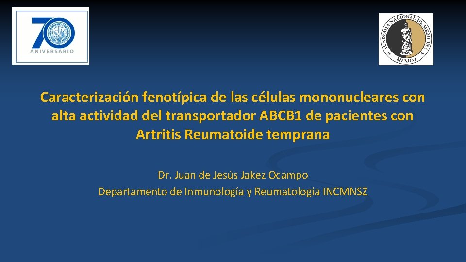 Caracterizacin fenotpica de las clulas mononucleares con alta