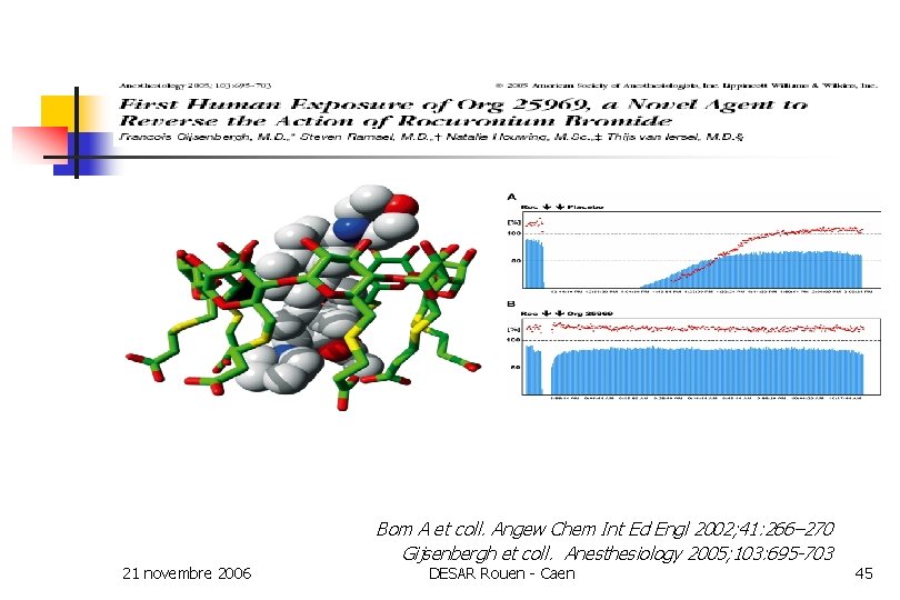 Bom A et coll. Angew Chem Int Ed Engl 2002; 41: 266– 270 Gijsenbergh