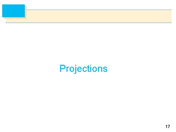 Projections 17 