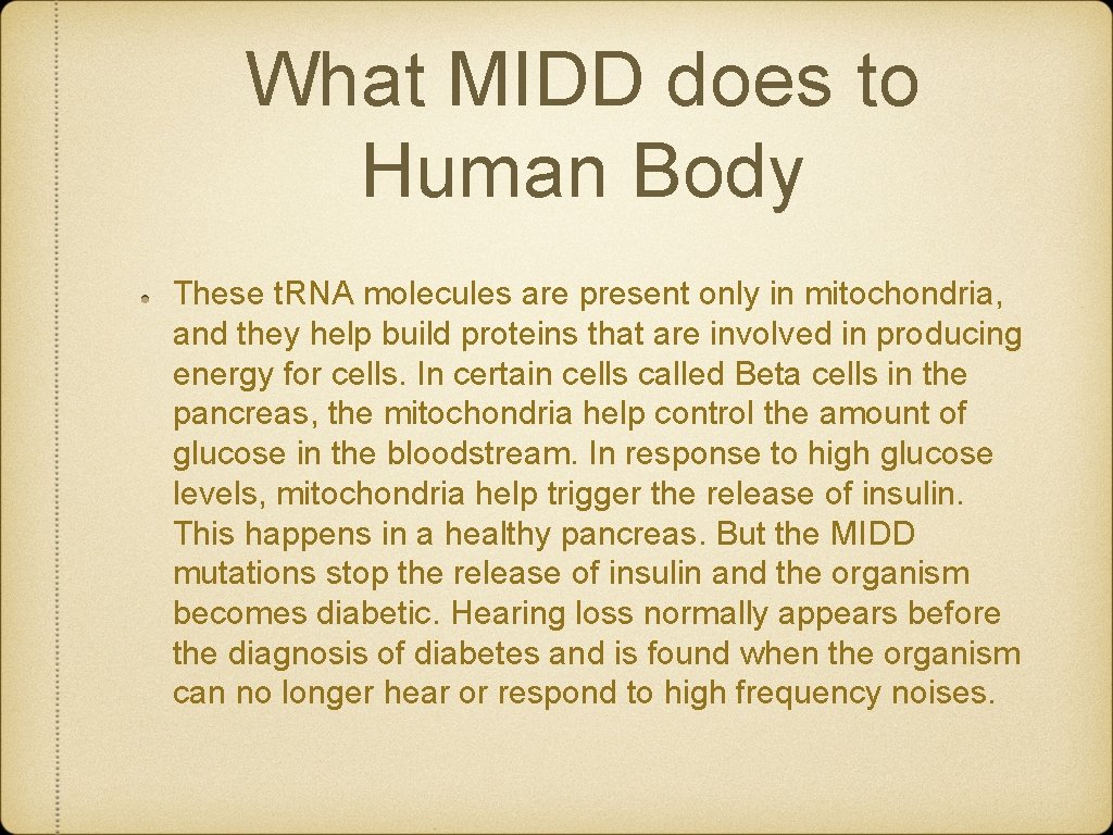 DiabetesMitochondrial Disease Haley Eberhart Mitochondria Structure ...
