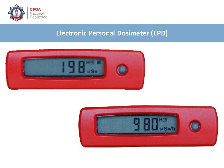 Electronic Personal Dosimeter (EPD) 