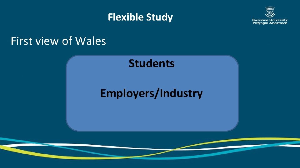 Flexible Study First view of Wales Students Employers/Industry 