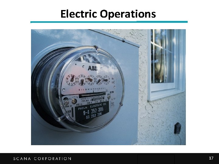Electric Operations 17 