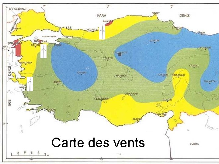 Carte des vents 