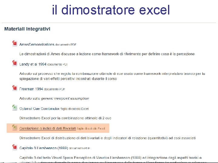 il dimostratore excel 