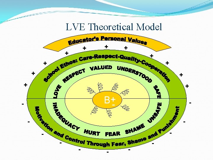 LVE Theoretical Model + + + B+- - - - 