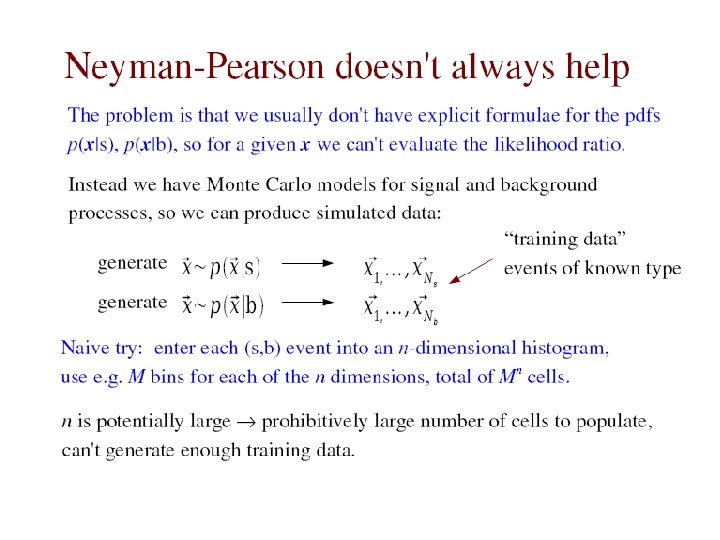 G. Cowan Statistical Methods in Particle Physics page 19 
