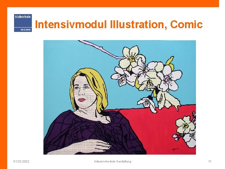 Intensivmodul Illustration, Comic 01. 02. 2022 Intensivmodule Gestaltung 11 