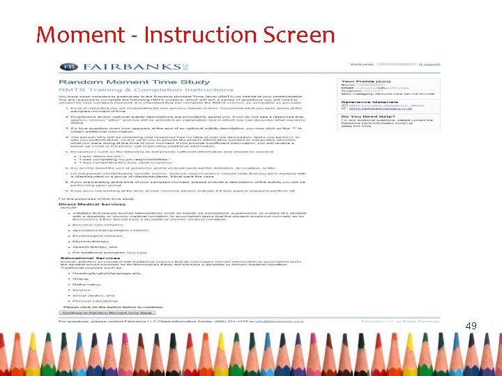 Moment - Instruction Screen 49 