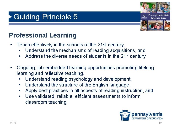 Guiding Principle 5 Professional Learning • Teach effectively in the schools of the 21 Guiding Principle 5 Professional Learning • Teach effectively in the schools of the 21