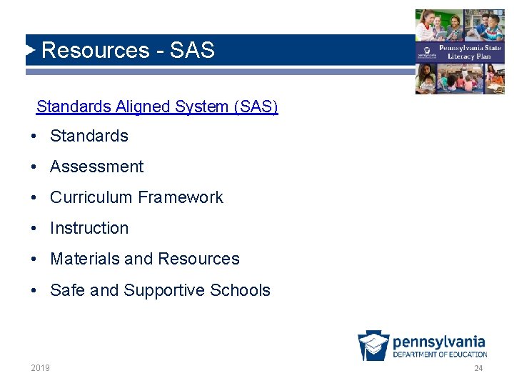 Resources - SAS Standards Aligned System (SAS) • Standards • Assessment • Curriculum Framework Resources - SAS Standards Aligned System (SAS) • Standards • Assessment • Curriculum Framework