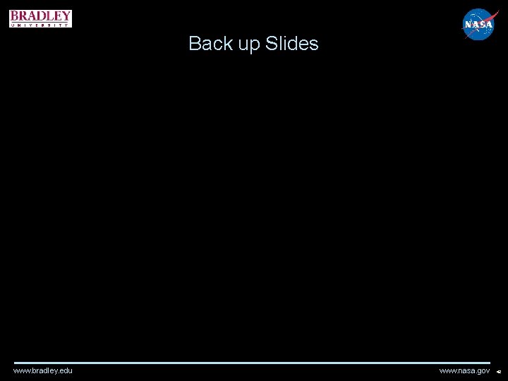 Back up Slides www. bradley. edu www. nasa. gov 42 Back up Slides www. bradley. edu www. nasa. gov 42