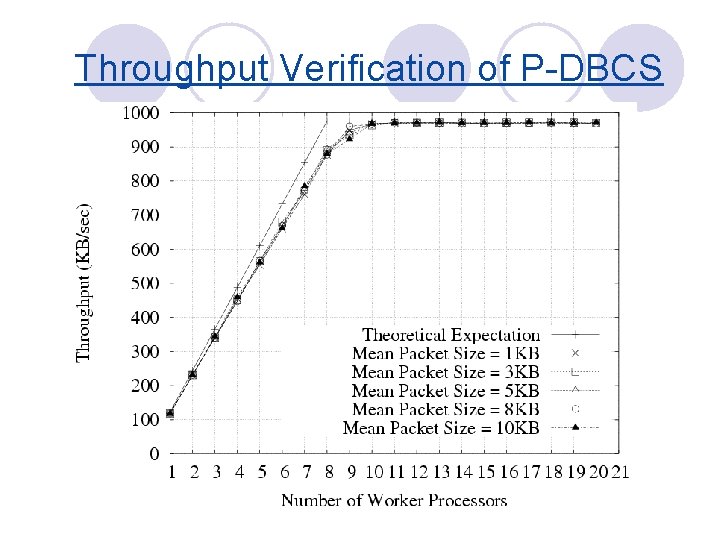 Throughput Verification of P-DBCS 