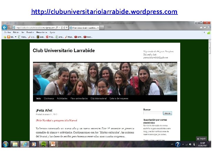 http: //clubuniversitariolarrabide. wordpress. com 