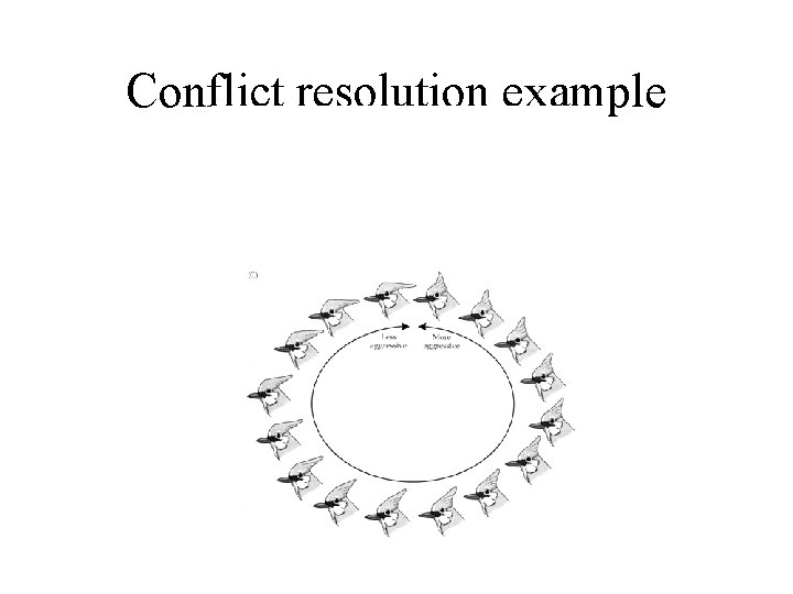 Conflict resolution example 