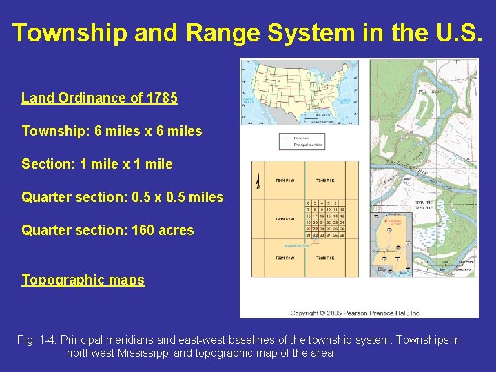 Township and Range System in the U. S. Land Ordinance of 1785 Township: 6