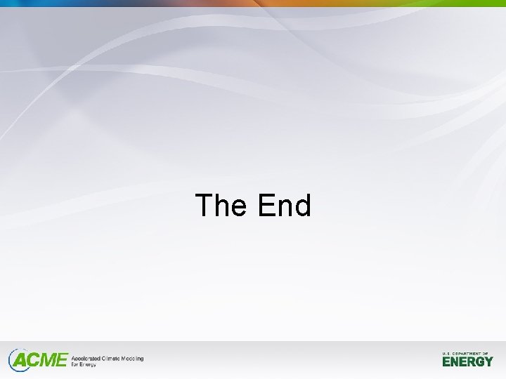 The End 