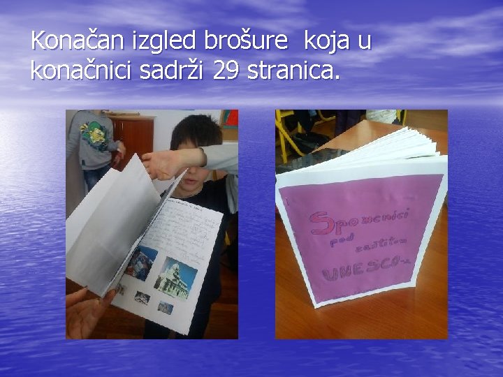 Konačan izgled brošure koja u konačnici sadrži 29 stranica. 