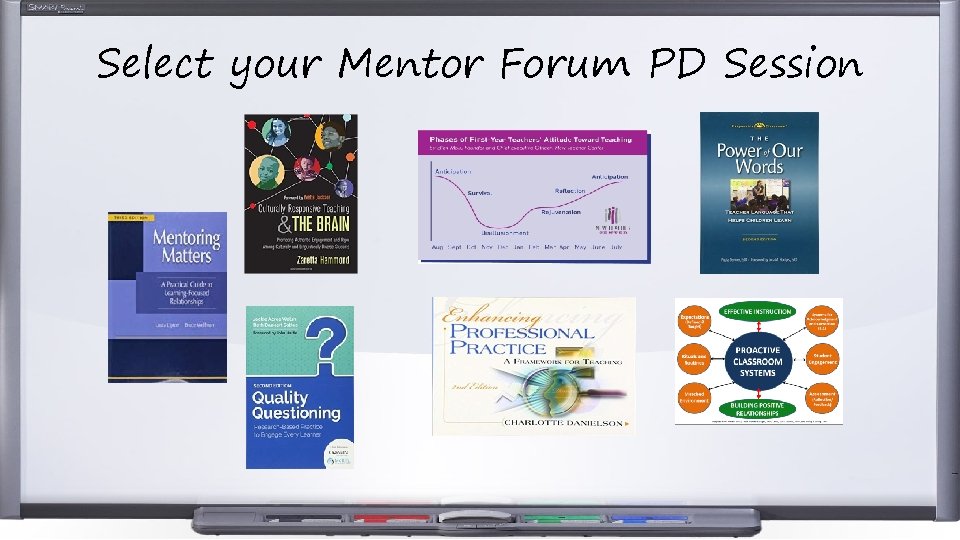 Select your Mentor Forum PD Session 