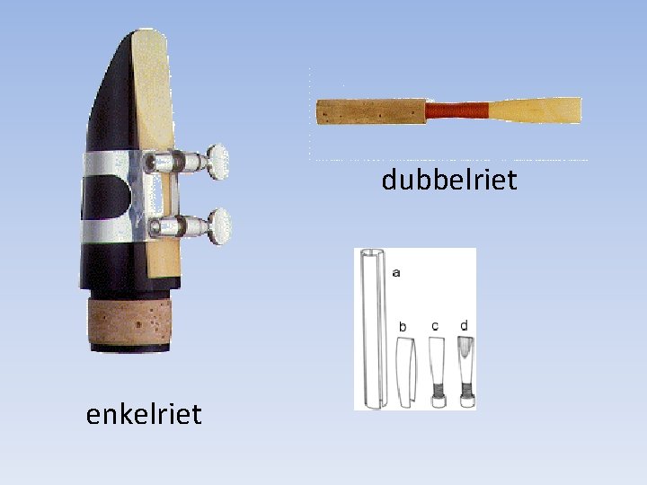 dubbelriet enkelriet 