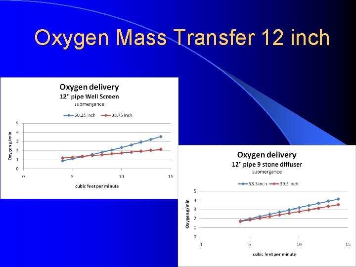 Oxygen Mass Transfer 12 inch 