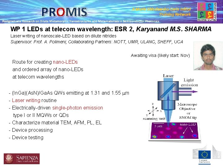PROMIS A Marie Skłodowska-Curie Initial Training Network Postgraduate Research on Dilute Metamorphic Nanostructures and