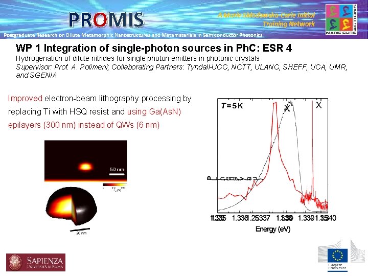PROMIS A Marie Skłodowska-Curie Initial Training Network Postgraduate Research on Dilute Metamorphic Nanostructures and