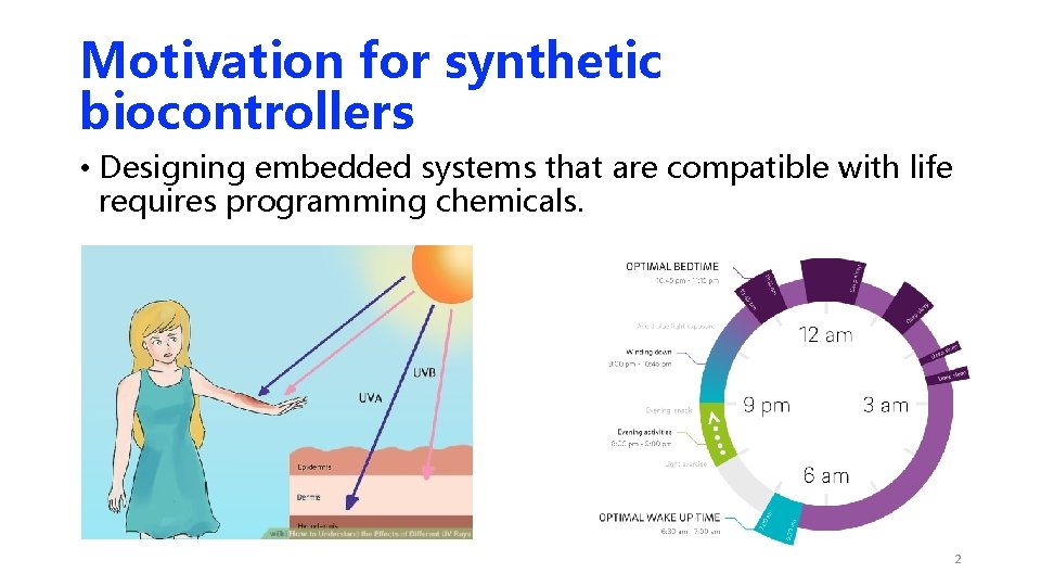 Motivation for synthetic biocontrollers • Designing embedded systems that are compatible with life requires Motivation for synthetic biocontrollers • Designing embedded systems that are compatible with life requires