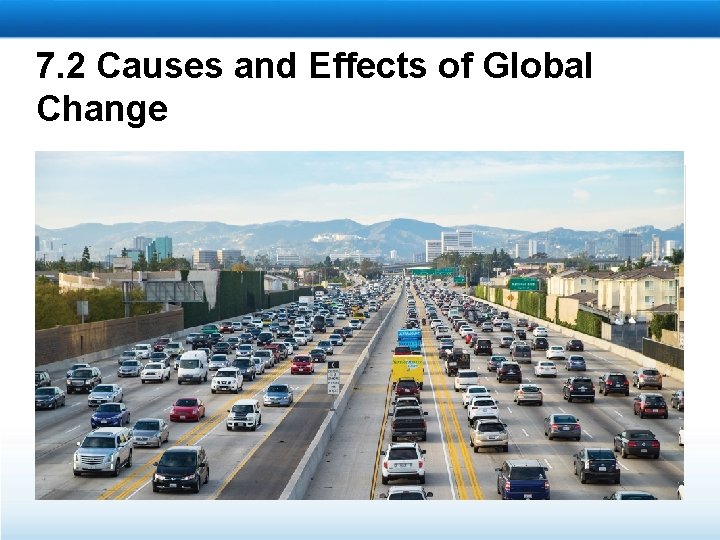 7. 2 Causes and Effects of Global Change 