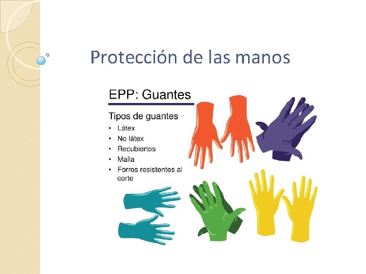 Protección de las manos 