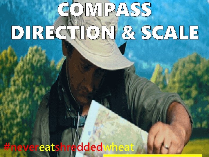 COMPASS DIRECTION & SCALE #nevereatshreddedwheat 