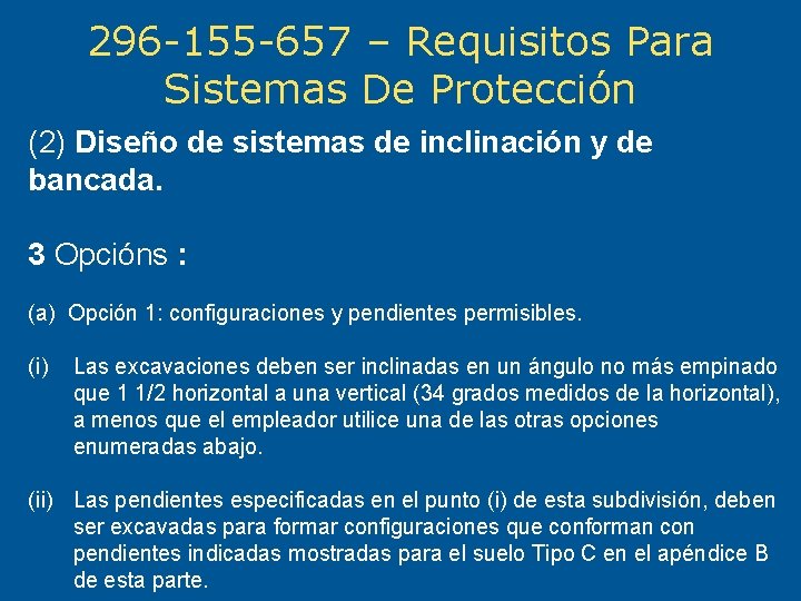 296 -155 -657 – Requisitos Para Sistemas De Protección (2) Diseño de sistemas de