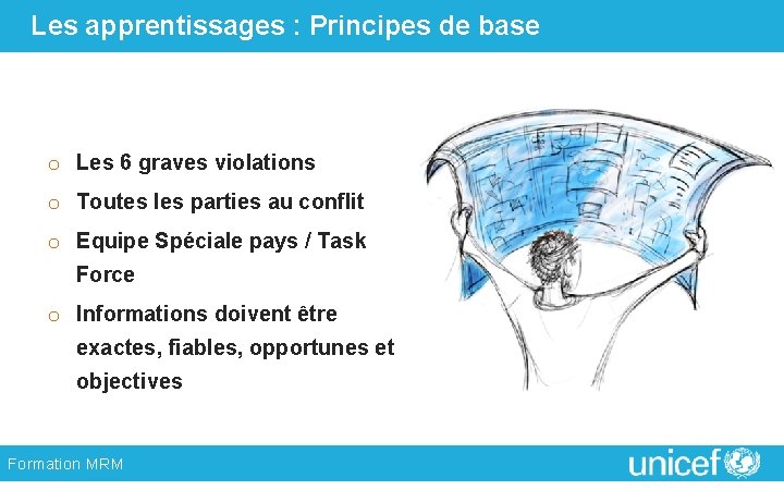 Les apprentissages : Principes de base o Les 6 graves violations o Toutes les