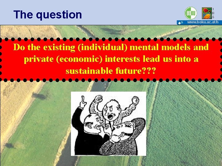 The question www. boku. ac. at/h fa Do the existing (individual) mental models and