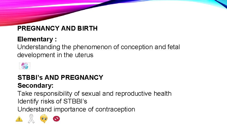 PREGNANCY AND BIRTH Elementary : Understanding the phenomenon of conception and fetal development in