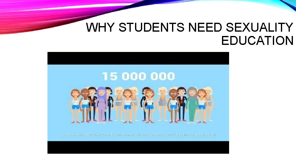 WHY STUDENTS NEED SEXUALITY EDUCATION 