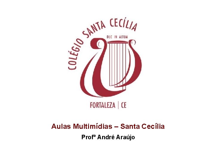 Aulas Multimídias – Santa Cecília Profº André Araújo 