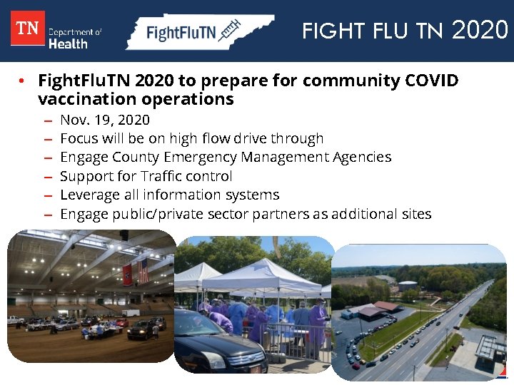 FIGHT FLU TN 2020 • Fight. Flu. TN 2020 to prepare for community COVID