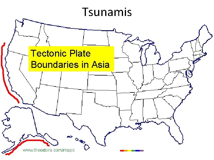 Tsunamis Tectonic Plate Boundaries in Asia 