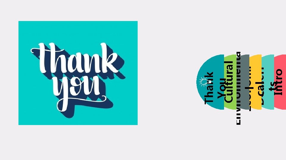 Thank You Cultural Environmenta Economi l Demeri cal ts Intro Thank You Cultural Environmenta Economi l Demeri cal ts Intro